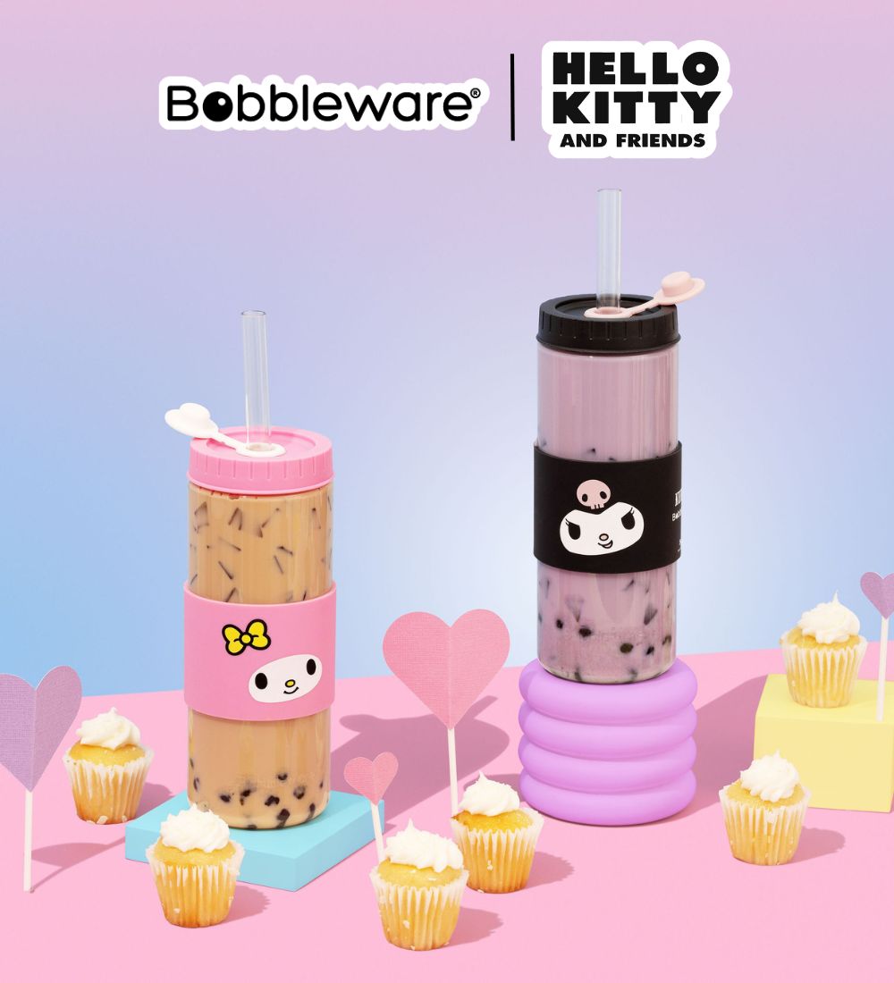 Bobbleware® Reusable Bubble Tea & Smoothie Cup Set