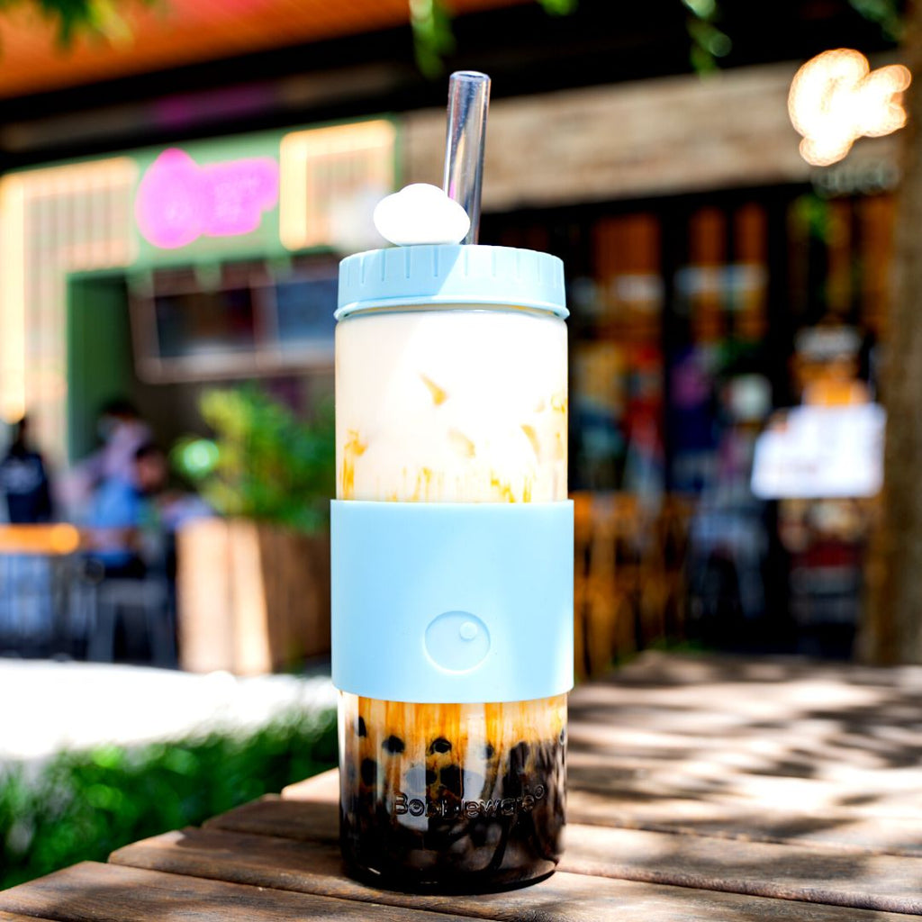 Trà Boba: Reusable Boba Tea Tumbler. Eco-friendly. Great gift idea for boba  tea drinkers.